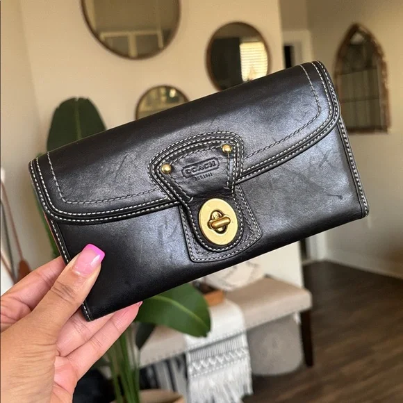 โโSOLDโโ๐ค๐๐คVTG COACH Legacy Ali Leather Wallet๐ค๐๐ค - Picture 3 of 16